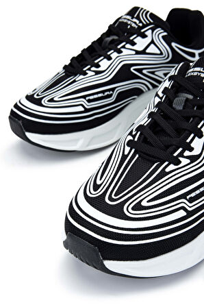 Fessura Erkek Tekstil Siyah/Beyaz Sneakers & Spor Ayakkabı 1001 REX001 ERK AYK Y24 BLACK/WHITE