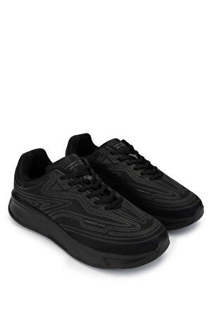 Fessura Erkek Tekstil Siyah Sneakers & Spor Ayakkabı 1001 REX001 ERK AYK Y24 BLACK/BLACK
