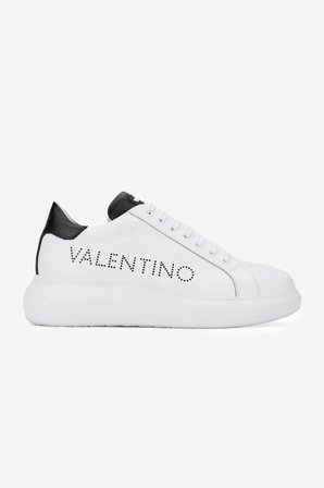 Valmenti İtimi Kadın Siyah\Beyaz Hakiki Deri Sneakers & Spor Ayakkabı 1040 95B2302 AYK Y24