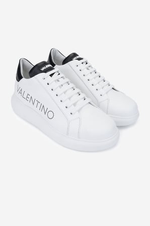 Valmenti İtimi Kadın Siyah\Beyaz Hakiki Deri Sneakers & Spor Ayakkabı 1040 95B2302 AYK Y24