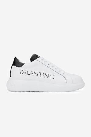Valmenti İtimi Kadın Siyah\Beyaz Hakiki Deri Sneakers & Spor Ayakkabı 1040 95B2302 AYK Y24