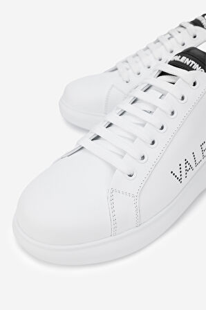 Valmenti İtimi Kadın Siyah\Beyaz Hakiki Deri Sneakers & Spor Ayakkabı 1040 95B2302 AYK Y24