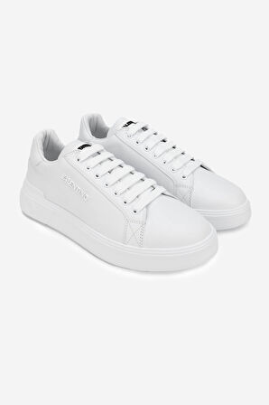 Valmenti Valen Erkek Beyaz Hakiki Deri Sneakers & Spor Ayakkabı 1040 92R2102 ERK AYK Y24