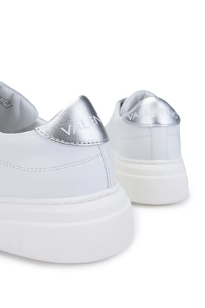 Mario Valentino Kadın Hakiki Deri Beyaz/Gümüş Sneakers & Spor Ayakkabı 1040 91S3902 BN AYK Y24 WHITE/SILVER