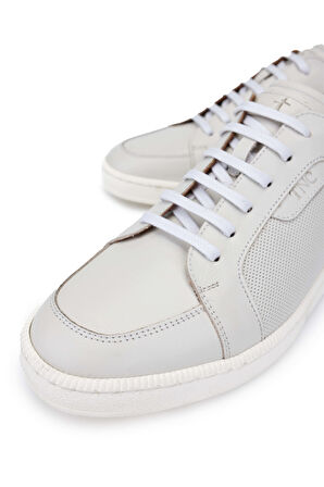 Tamer Tanca Erkek Hakiki Deri Bej Casual Ayakkabı 183 30306 ERK AYK Y24 BEJ