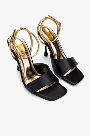 Valmenti Aden Kadın SIYAH/ROSE Hakiki Deri Sandalet 909 9002 BN SNDLT Y24