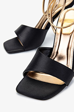 Valmenti Aden Kadın SIYAH/ROSE Hakiki Deri Sandalet 909 9002 BN SNDLT Y24