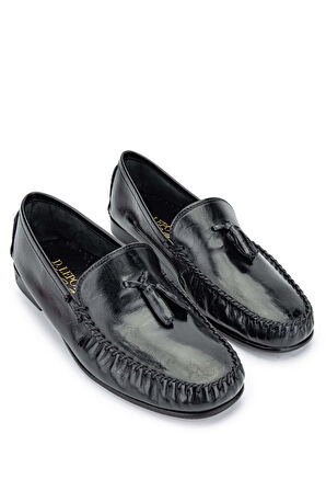 Daniele Lepori Erkek Hakiki Deri Siyah Loafer Ayakkabı 1018 9916 ERK AYK Y24 NERO