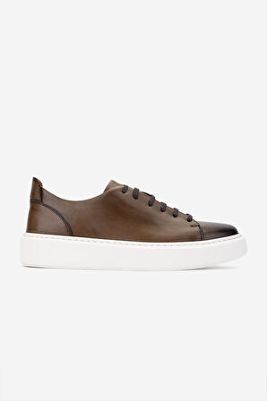 Valmenti Erkek Hakiki Deri Ceviz Sneakers & Spor Ayakkabı 537 3444 ERK AYK Y24 CEVIZ FNSJ