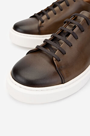 Valmenti Erkek Hakiki Deri Ceviz Sneakers & Spor Ayakkabı 537 3444 ERK AYK Y24 CEVIZ FNSJ