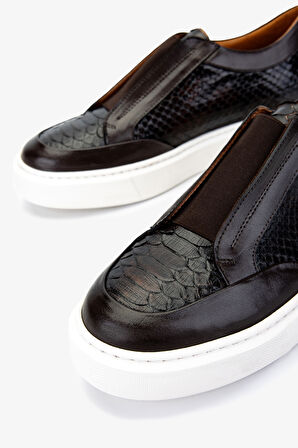 Valmenti Erkek Hakiki Deri Kahverengi Sneakers & Spor Ayakkabı 537 3446 ERK AYK Y24 KAHVE YLN