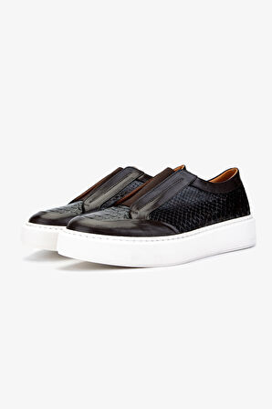Valmenti Erkek Hakiki Deri Kahverengi Sneakers & Spor Ayakkabı 537 3446 ERK AYK Y24 KAHVE YLN