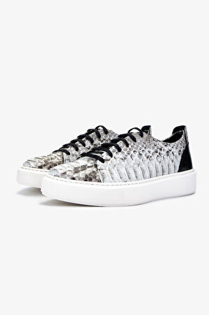 Valmenti Erkek Hakiki Deri Sneakers & Spor Ayakkabı 537 3442 ERK AYK Y24 NATURAL YLN