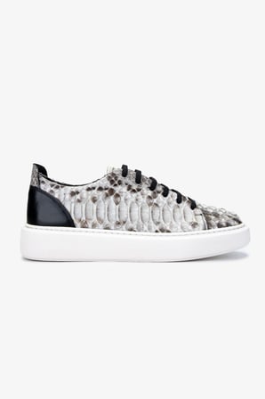 Valmenti Erkek Hakiki Deri Sneakers & Spor Ayakkabı 537 3442 ERK AYK Y24 NATURAL YLN