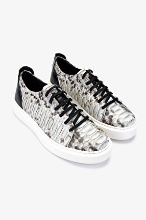 Valmenti Erkek Hakiki Deri Sneakers & Spor Ayakkabı 537 3442 ERK AYK Y24 NATURAL YLN