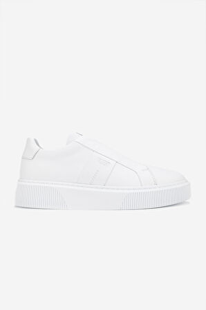 Valmenti Emma Erkek Beyaz Rugan Hakiki Deri Sneakers & Spor Ayakkabı 352 20074 ERK AYK Y24