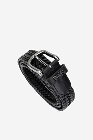 Valmenti Arden Erkek Siyah Hakiki Deri Casual Kemer 1041 748 ERK KEMER Y24