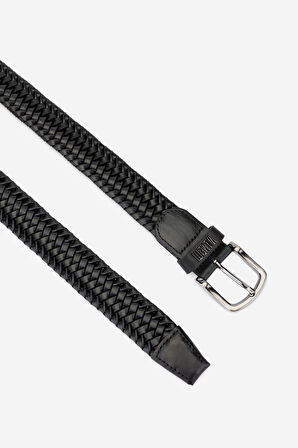 Valmenti Arden Erkek Siyah Hakiki Deri Casual Kemer 1041 748 ERK KEMER Y24