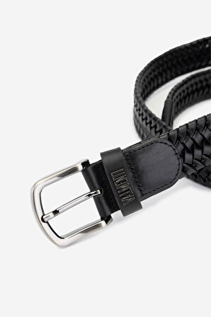 Valmenti Arden Erkek Siyah Hakiki Deri Casual Kemer 1041 748 ERK KEMER Y24