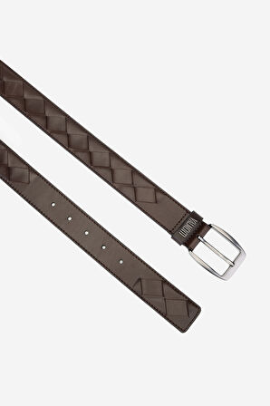 Valmenti Chic Erkek Kahve DR Hakiki Deri Casual Kemer 1041 854 ERK KEMER Y24