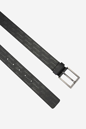 Valmenti Addmy Erkek Siyah Hakiki Deri Casual Kemer 1041 500 ERK KEMER Y24