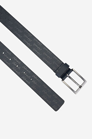 Valmenti Addmy Erkek Lacivert Hakiki Deri Casual Kemer 1041 500 ERK KEMER Y24