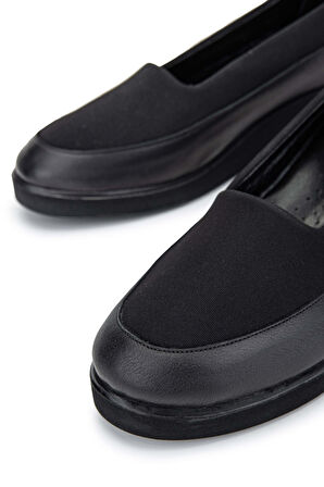 Tamer Tanca Kadın Hakiki Deri Siyah Casual Ayakkabı 824 171 BN AYK Y24 SYH DR/SYH STREC