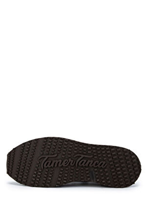 Tamer Tanca Erkek Hakiki Deri Kahverengi Sneakers & Spor Ayakkabı 383 6093 ERK AYK Y24 KAHVE SILVER