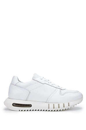 Tamer Tanca Erkek Hakiki Deri Beyaz Sneakers & Spor Ayakkabı 285 T3246 ERK AYK Y24 BEYAZ