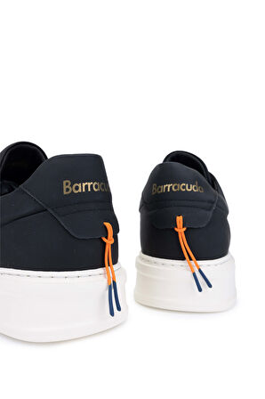 Barracuda Erkek Hakiki Deri Siyah Mat Sneakers & Spor Ayakkabı 511 BU3510A ERK AYK Y24 BLACK MAT