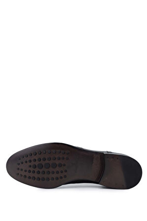 Tamer Tanca Erkek Hakiki Deri Siyah Klasik Ayakkabı 987 137 ERK AYK SK24-25 SYH/SYH FLTR