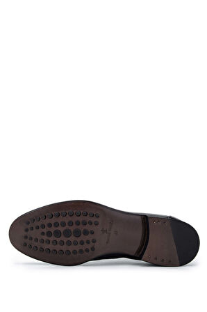 Tamer Tanca Erkek Hakiki Deri Siyah Klasik Ayakkabı 987 130 ERK AYK SK24-25 SIYAH GYK