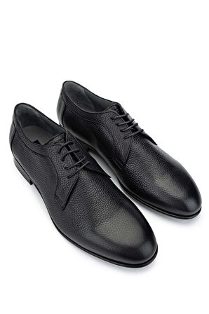 Tamer Tanca Erkek Hakiki Deri Siyah Klasik Ayakkabı 987 130 ERK AYK SK24-25 SIYAH GYK