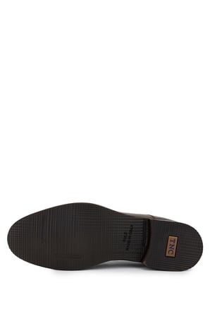 Tamer Tanca Erkek Hakiki Deri Kahverengi Günlük Ayakkabı 383 6099BRN ERK AYK SK24-25 KAHVE FLTR/KHV SILVER
