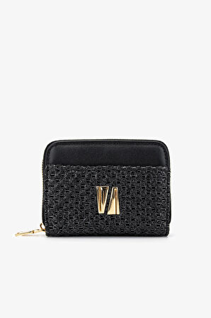 Valmenti Kadın Deri Hasır Siyah Cüzdan 301 7782-V BN CUZDAN Y24 SYH DR/HSR