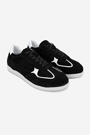 Valmenti Kadın Hakiki Deri Siyah Sneakers & Spor Ayakkabı 1044 1000-V BN AYK Y24 SIYAH