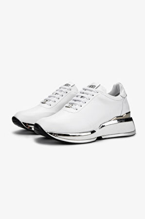 Valmenti Kadın Hakiki Deri Beyaz Sneakers & Spor Ayakkabı 1011 6371 BN AYK SK23/24 BEYAZ DR