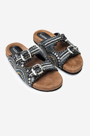 Valmenti Eslem Kadın Siyah Vegan Sandalet 461 75864 BN TRLK Y24