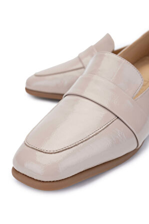 Tamer Tanca Kadın Hakiki Deri Vizon Rugan Topuklu Ayakkabı 922 25143223 BN AYK SK24-25 VIZON KRSK RGN