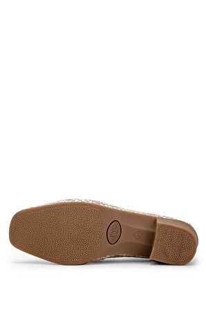 Tamer Tanca Kadın Hakiki Deri Topuklu Ayakkabı 922 25143222 BN AYK SK24-25 VIZON FSLY RGN