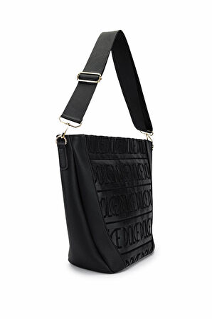 Dolce Kadın Suni Deri Siyah Omuz Çanta 1025 248078-3 BN CANTA Y24 BLACK NKS