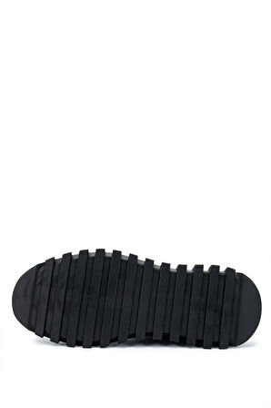 Tamer Tanca Erkek Hakiki Deri Siyah Casual Ayakkabı 352 21230 ERK AYK SK24-25 SIYAH MAT