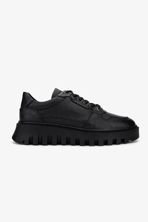 Valmenti Erkek Hakiki Deri Siyah Floter Sneakers & Spor Ayakkabı 352 21161 ERK AYK SK24-25 SIYAH FLTR