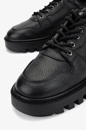 Valmenti Erkek Hakiki Deri Siyah Floter Sneakers & Spor Ayakkabı 352 21161 ERK AYK SK24-25 SIYAH FLTR