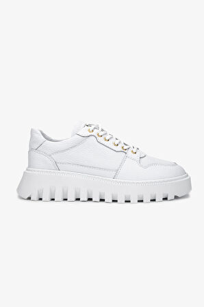 Valmenti Erkek Hakiki Deri Beyaz Sneakers & Spor Ayakkabı 352 21161 ERK AYK SK24-25 BEYAZ FLTR