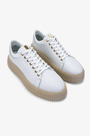Valmenti Erkek Hakiki Deri Beyaz Sneakers & Spor Ayakkabı 352 21169 ERK AYK SK24-25 BEYAZ FLTR