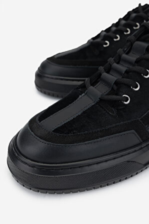 Valmenti Erkek Hakiki Deri Siyah Sneakers & Spor Ayakkabı 352 21188 ERK AYK SK24-25 SIYAH