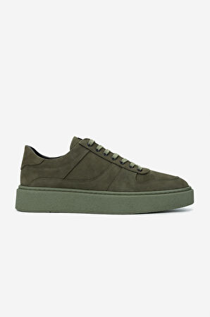 Valmenti Erkek Hakiki Deri Yeşil Sneakers & Spor Ayakkabı 352 21217 ERK AYK SK24-25 HAKI NBK