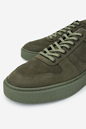 Valmenti Erkek Hakiki Deri Yeşil Sneakers & Spor Ayakkabı 352 21217 ERK AYK SK24-25 HAKI NBK