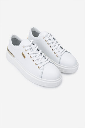 Valmenti Erkek Hakiki Deri Beyaz Sneakers & Spor Ayakkabı 352 21223 ERK AYK SK24-25 BEYAZ NAPPA